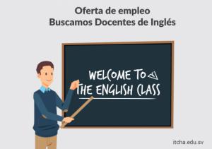 Estamos buscando docentes de Inglés acreditados por el INSAFORP