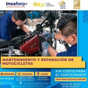 Curso de mantenimiento y reparación de motocicletas