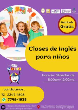 Clases para Niñas y Niños