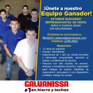 Oportunidad Laboral Galvanissa