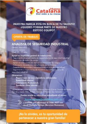 Oportunidad Laboral - Técnico en Ingeniería Civil / Eléctrica