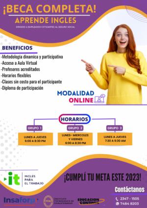 Curso Inglés dirigido a Cotizantes