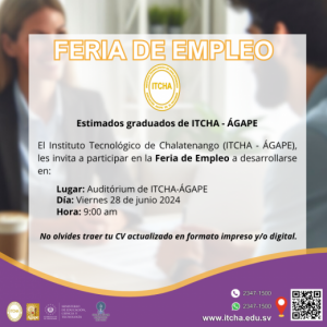 Feria de Empleo ITCHA - ÁGAPE