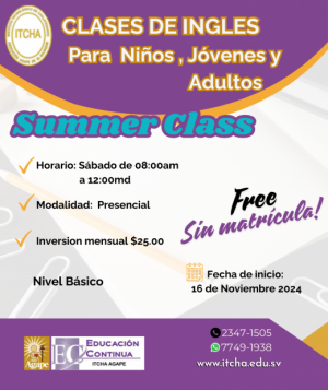 Clases de Inglés para niños
