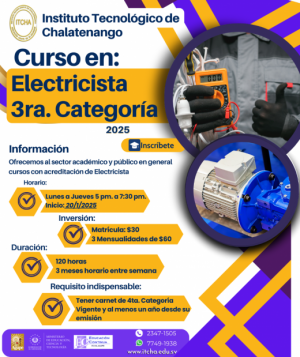 Curso Electricista 3ra Categoría
