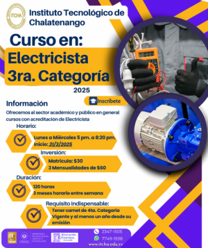 Cursos Electricista Tercera Categoría