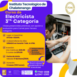 Curso Electricista 3ra Categoría