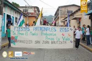 Desfile del Correo en las Fiestas Patronales de Chalatenango 2016