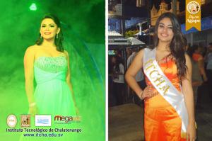 Belleza Académica de ITCHA-AGAPE en las Fiestas de Chalatenango